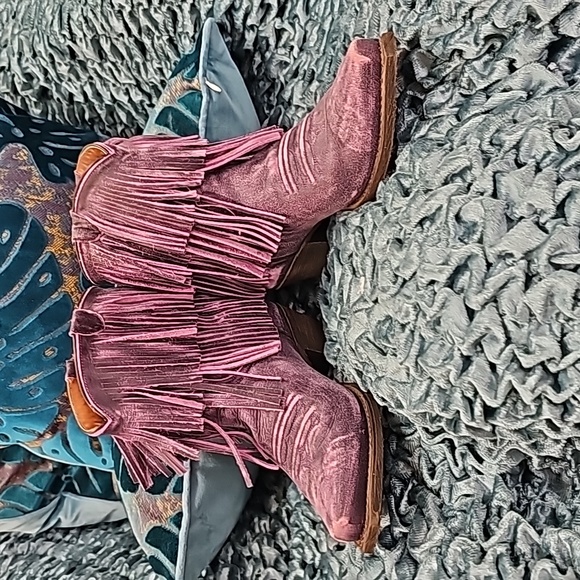 ROPER FRINGE BOOT- PURPLE 7.5 NEW - Picture 5 of 16